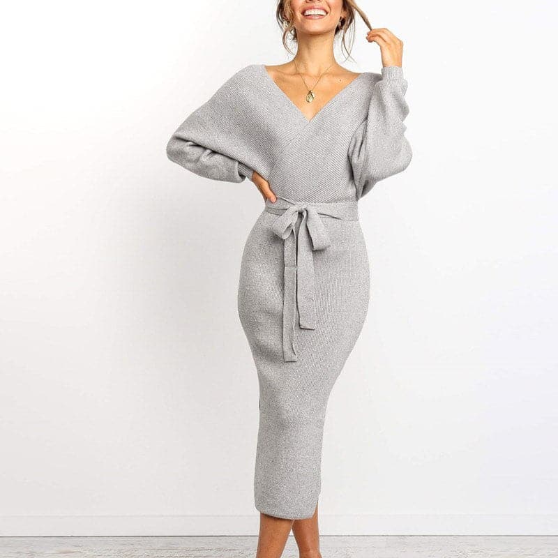 Variant image for Fina Dam Klänningar Wrap Klänning Lätt Material Elegant Stil-13
