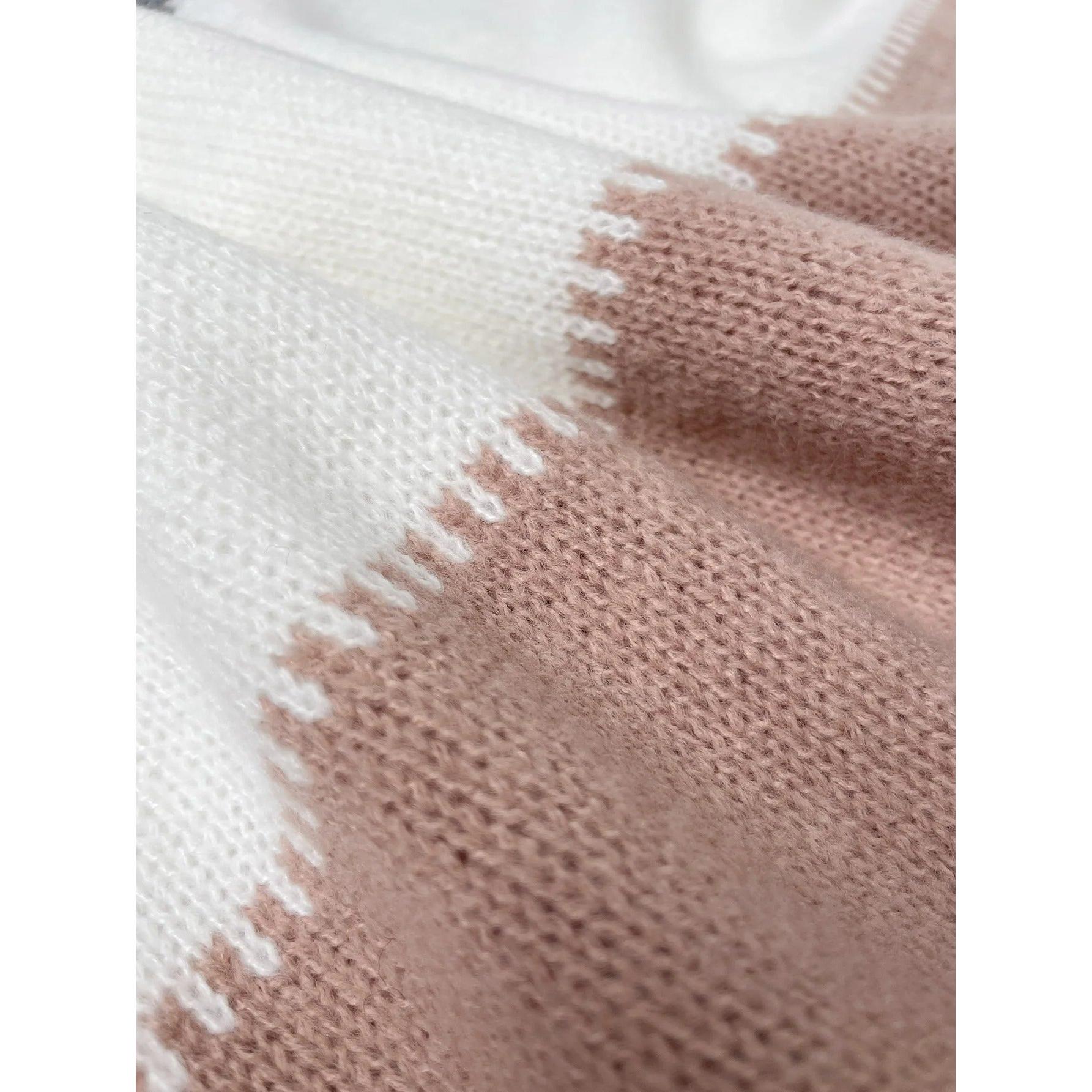 Dam Tröja Leopardmönster Avslappnad Akryl Polyester 4