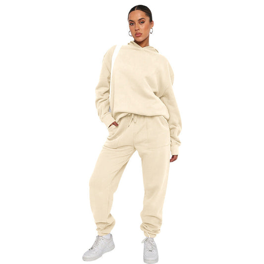Dam Tracksuit Joggingdräkt med Huva Andningsbart Material-1