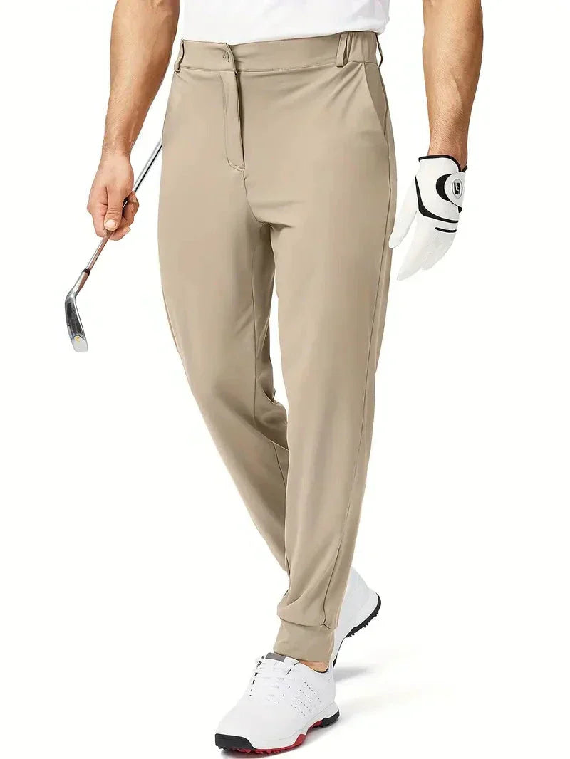 Herr Golfbyxor Slim-Fit Fyrsidig Stretch Polyester-2
