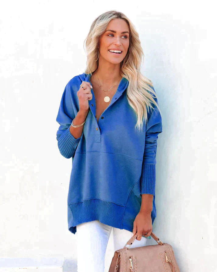 Variant image for Fleecetröja Dam V-ringning Mjuk Fleece Normal Passform-16