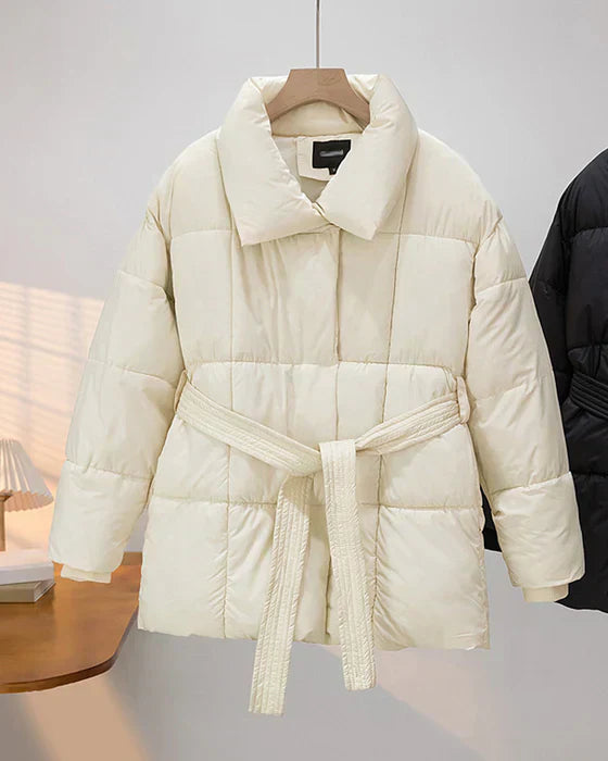 Variant image for Kvinnor Casual Jacka Lätt Fyllning med Lapels-17