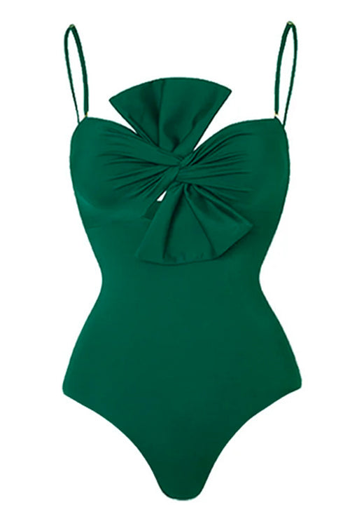 Variant image for Baddräkt Dam med Bågfront och Mönstrad Wrapkjol i Polyester-1