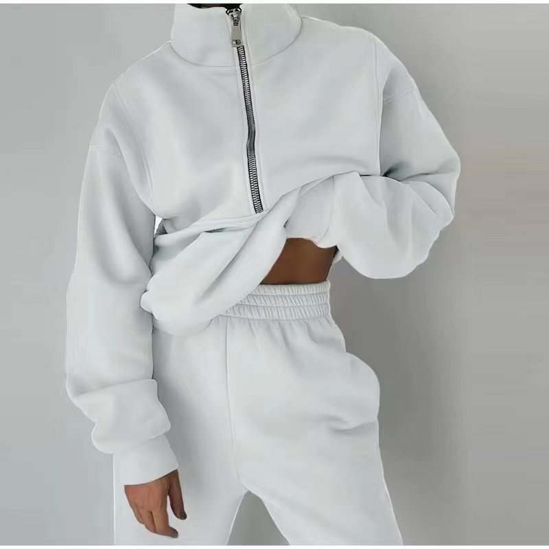 Variant image for Dam Träningskläder Uppsättning Hoodie och Joggingbyxor Polyester och Bomull-82