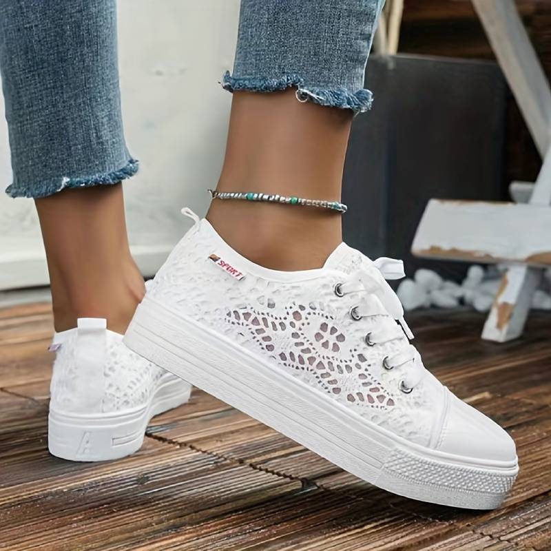 Variant image for Dam Sneakers Andningsbara Lätta Material Elegant Design-9