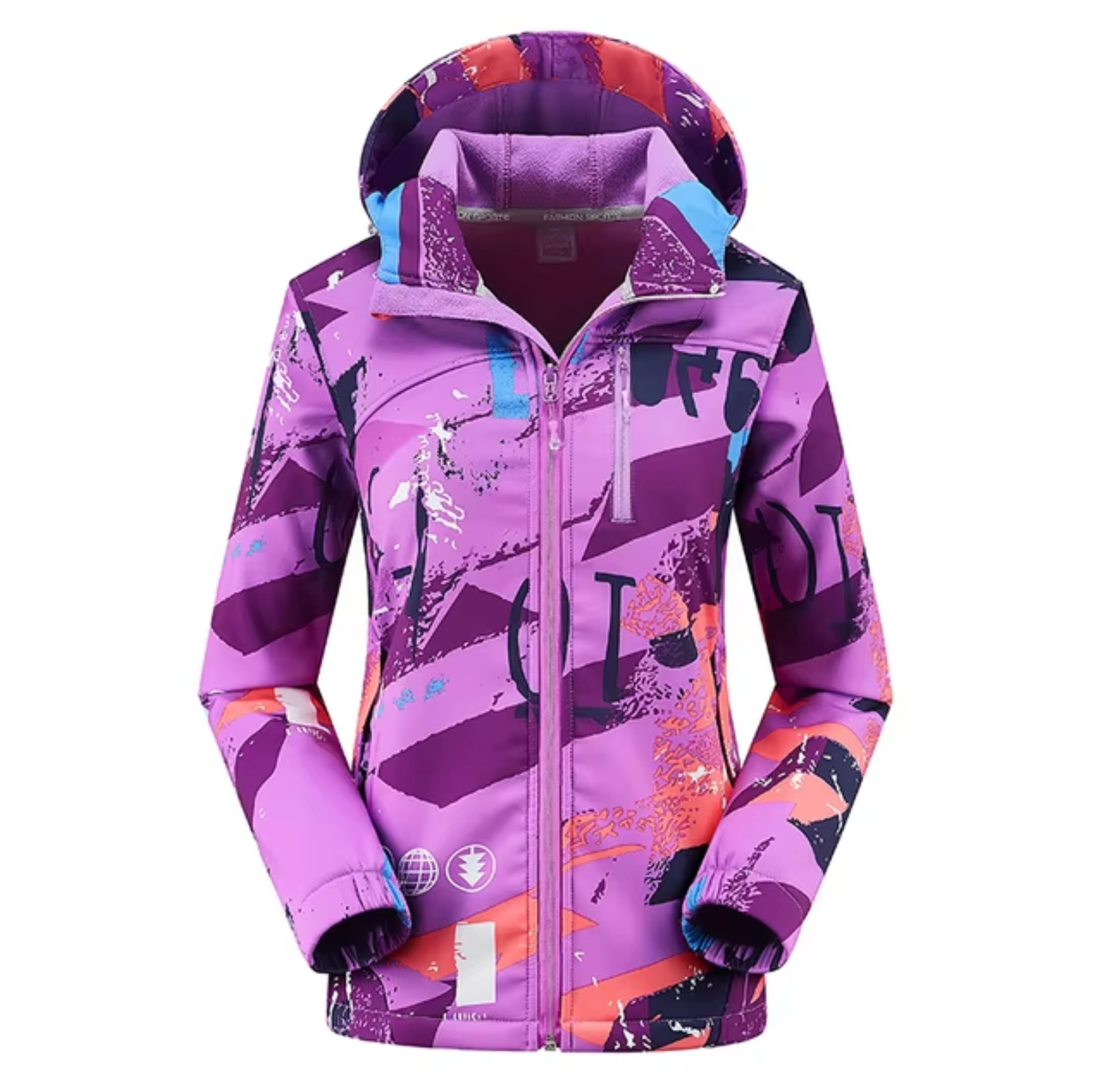Herr- och Dam Termisk Jacka Softshell med Huva-4
