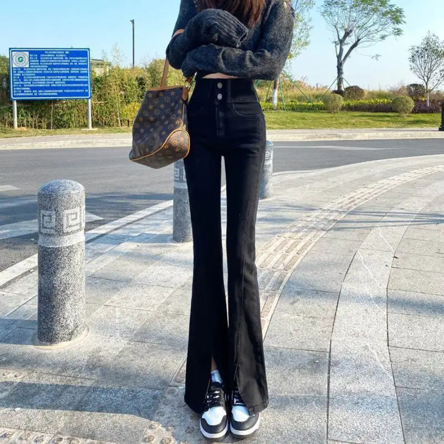 Variant image for Dam Jeans Hög Midja Stretch Skinny Passform-9