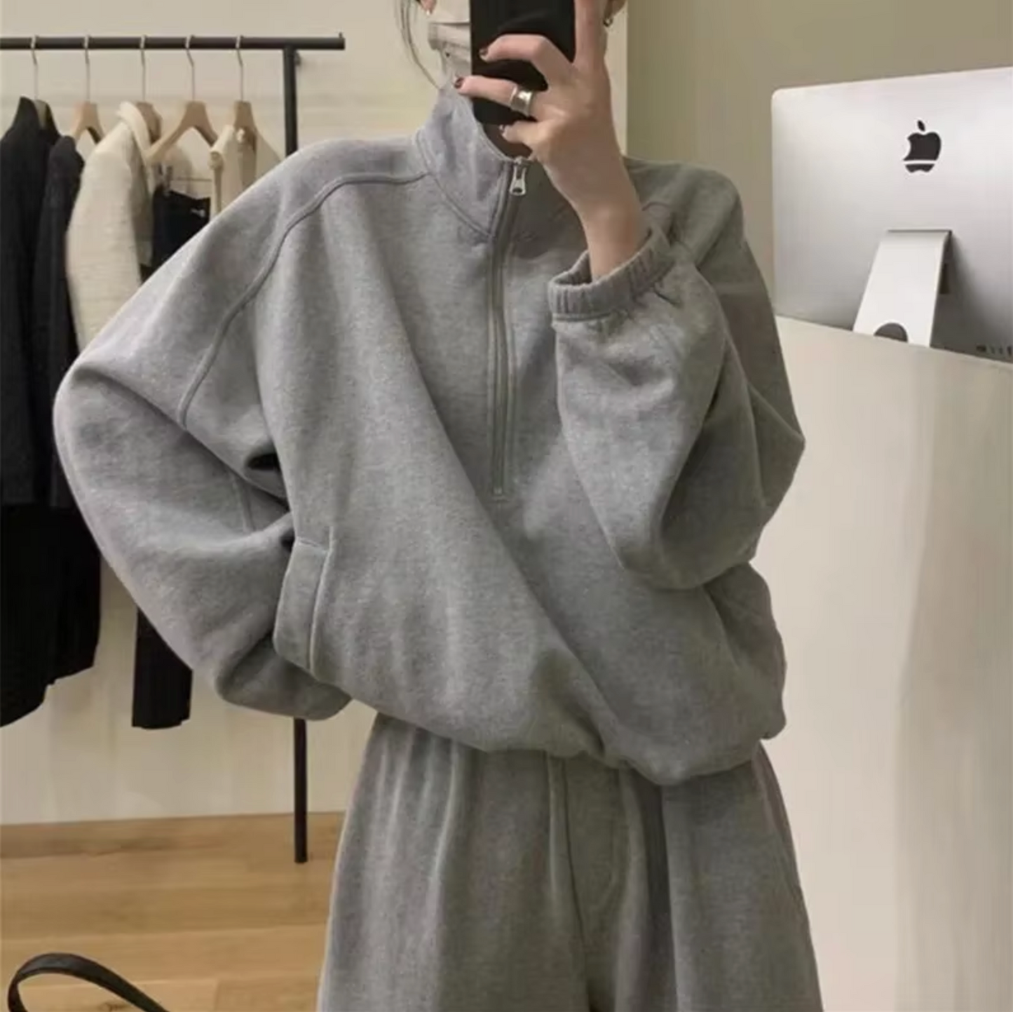 Dam Tröja och Byxor Elegant Design Högkvalitativt Material-2