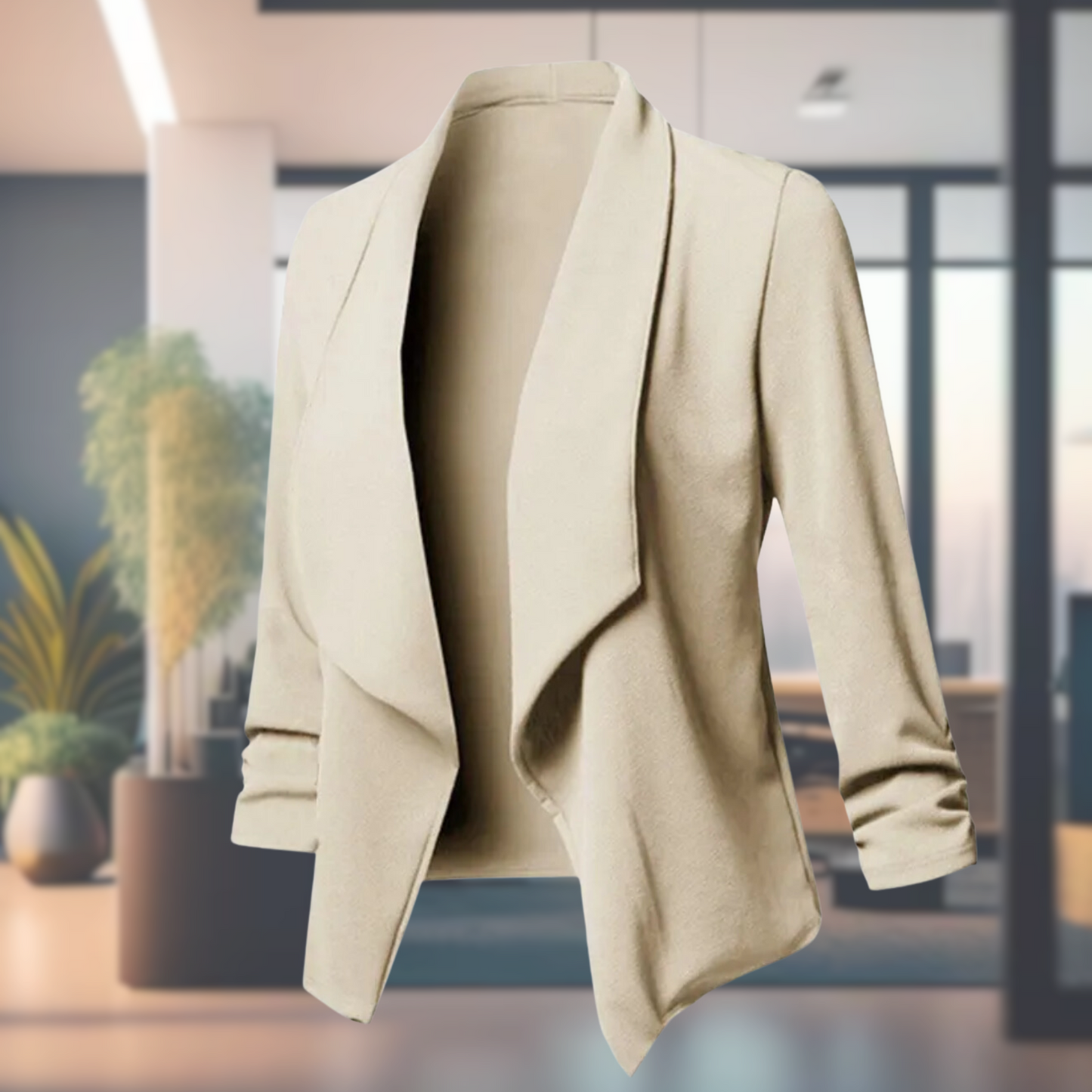Variant image for Kvinna Blazer Tunn Snitt Polyester-46
