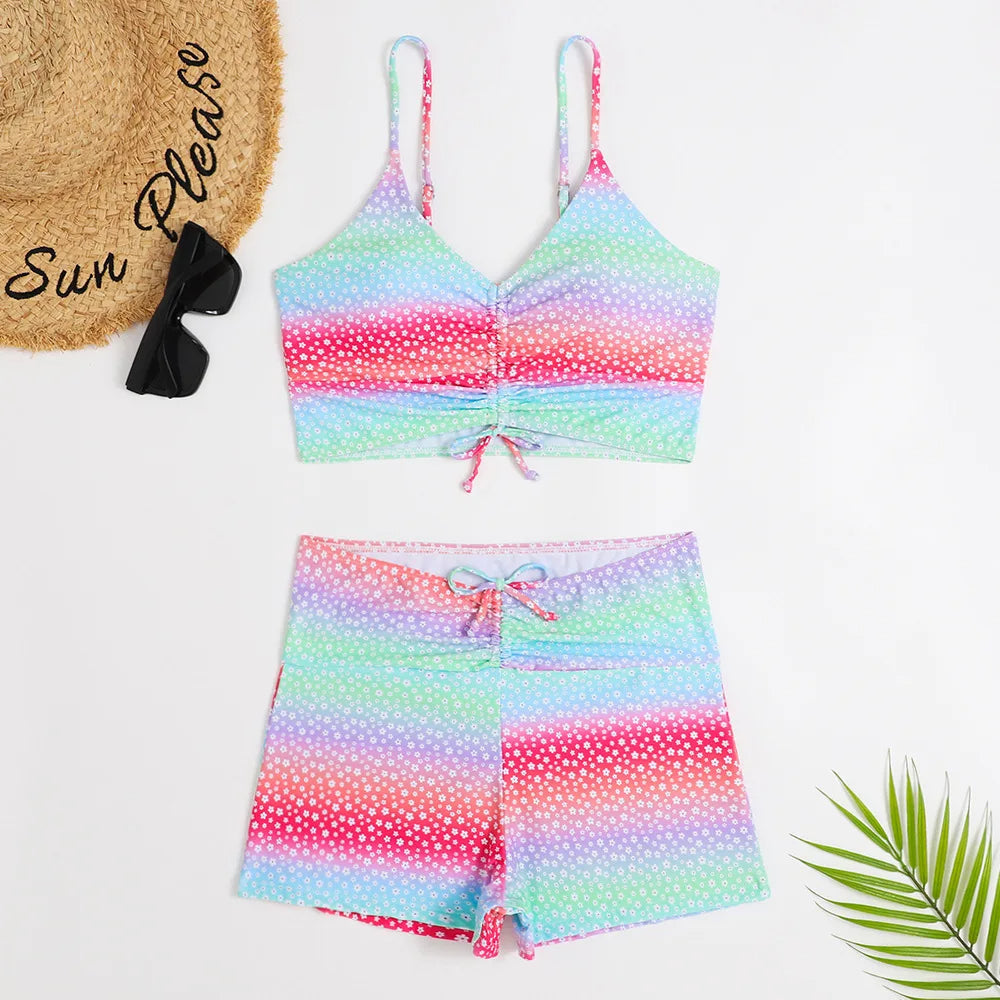 Variant image for Dam Bikini Blomtryck Modern Polyester-13