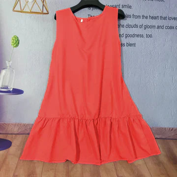 Dam Miniklänning Lätt Polyester Elegant Stil-4