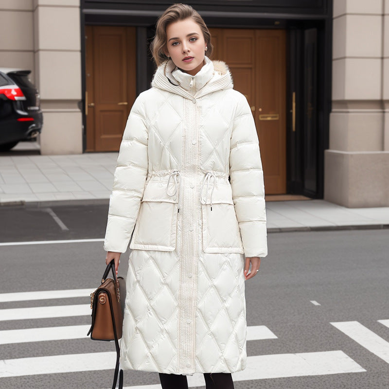 Dam Bomullsjacka Avslappnad Tjock Polyesterfiber-3