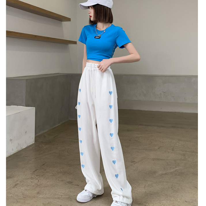 Kostymbyxor Dam Högskurna med Hjärtformat Mönster i Polyester och Spandex-2