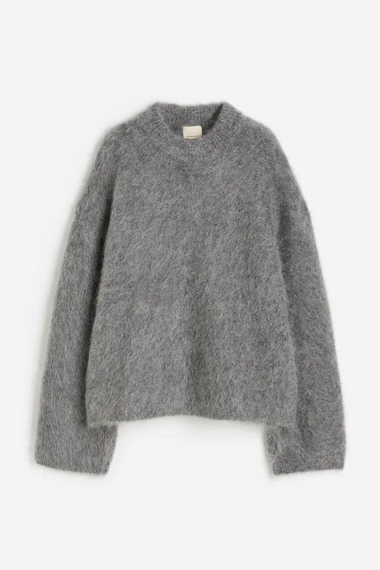 Dam Pullover Ăverdimensionerad Mohair 1