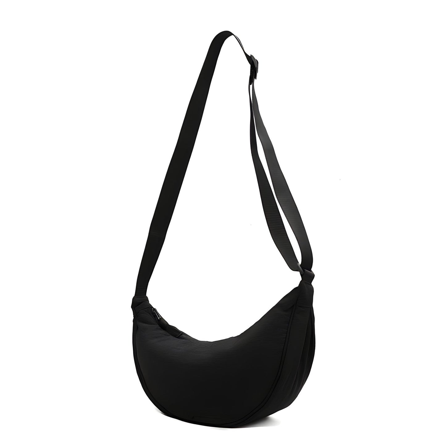 Kvinnors Crossbody Väska Halvmåneformad Nylon Justerbar Axelrem 8