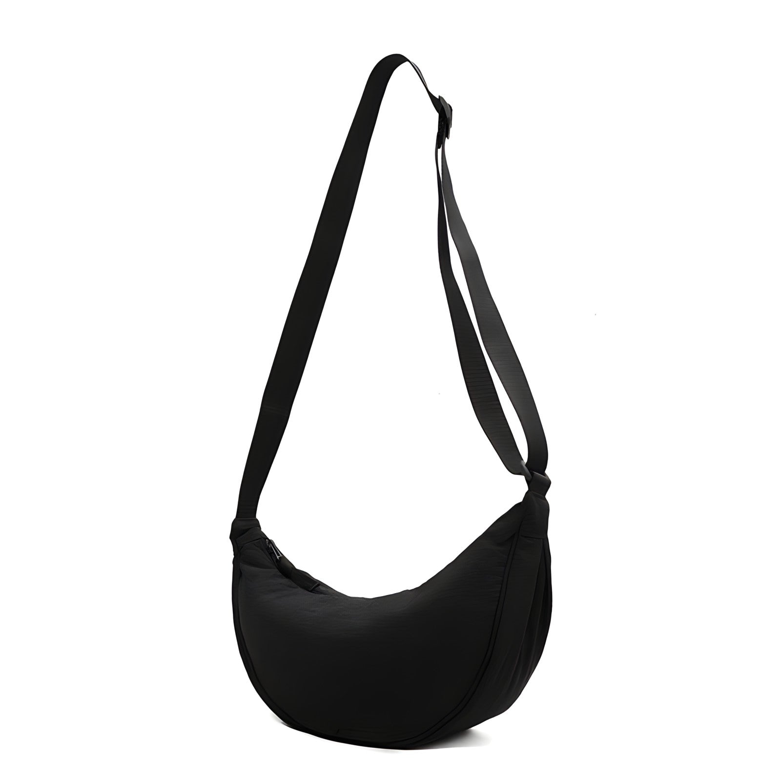 Kvinnors Crossbody Väska Halvmåneformad Nylon Justerbar Axelrem 8