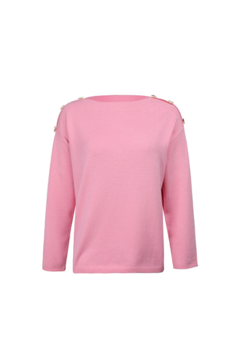 Stickad Dam Tröja Kort Ärmar Polyester Rund Halsringning 4