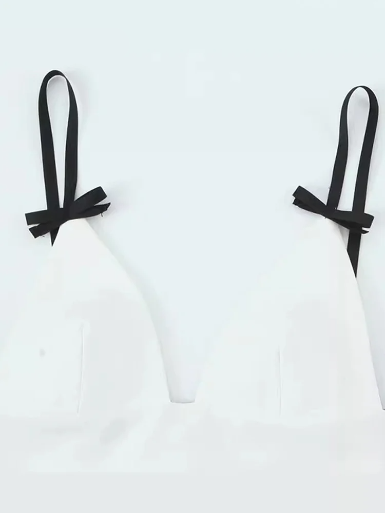 Kvinnoklänning Lång V-halslinje Med Knut Spetsdetalj Högkvalitativt Tyg-6