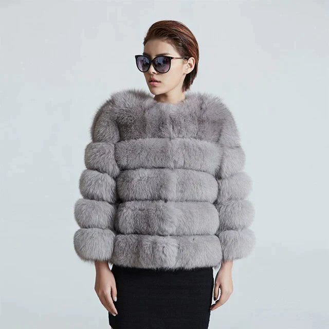 Damjacka Bubblande Syntetisk Päls för Elegant Look-2