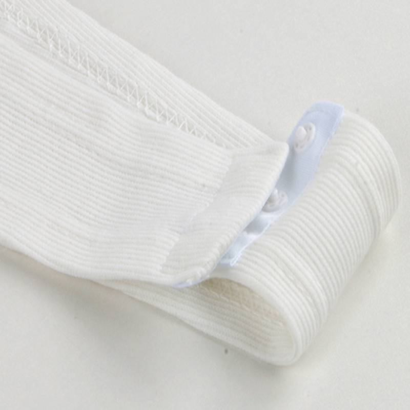 Dam Bodysuit Långärmad V-hals Monokrom Polyester och Bomull 5