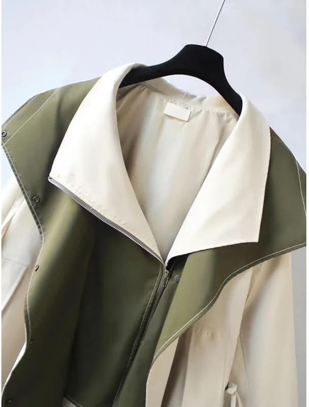 Kappa för Kvinnor, Asymmetrisk Design, Vattenavvisande och Bekväm Passform, Syntetiskt Material, Storlekar XS-XL 4