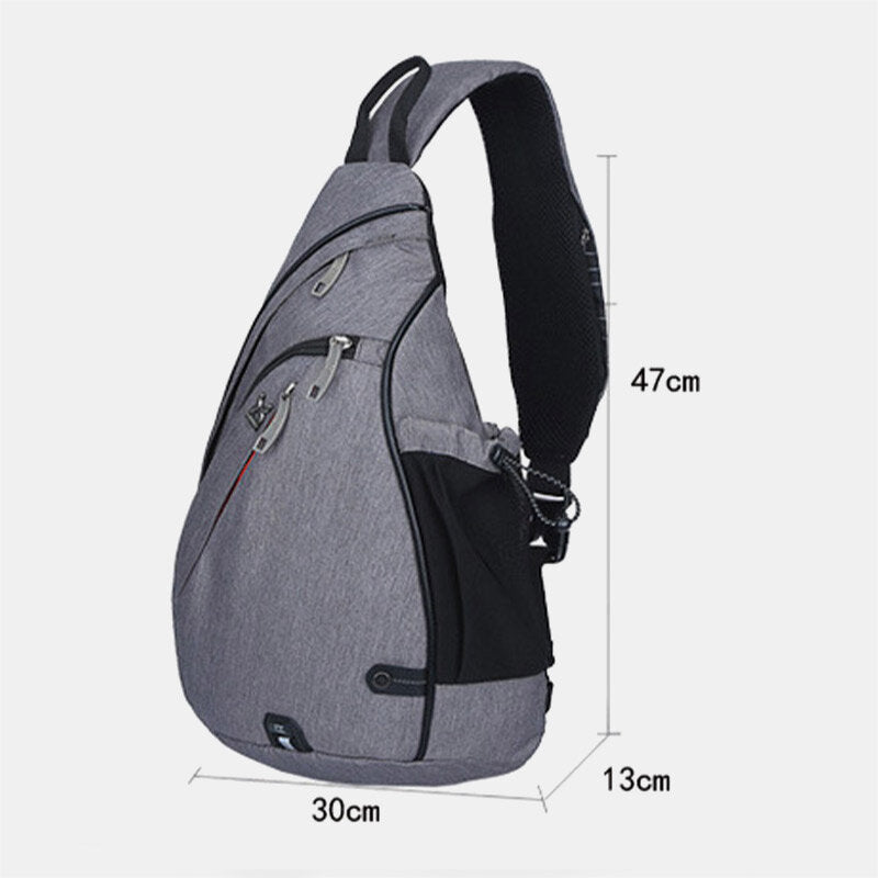 Unisex Axelväska Reflekterande Nylon Sportig För Resa och Träning-4