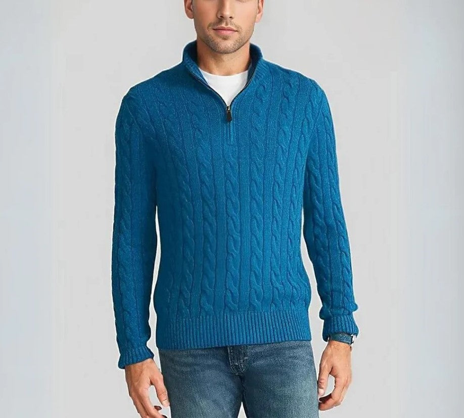 Variant image for Herren Sweatjacka Modern Design Dragkedja Mjuk Material-16