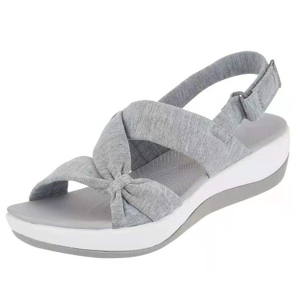 Variant image for Dam Sommarkomfortsandaler Fiskmunnsdesign Tyg-4