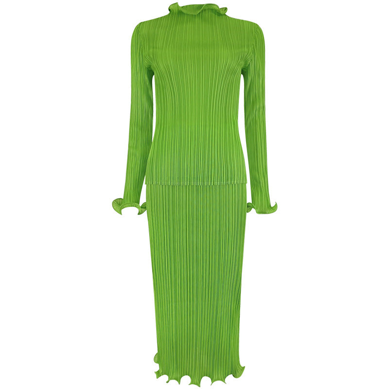 Variant image for Kvinnors Medellång Klänning Monokrom Polyester Casual-2