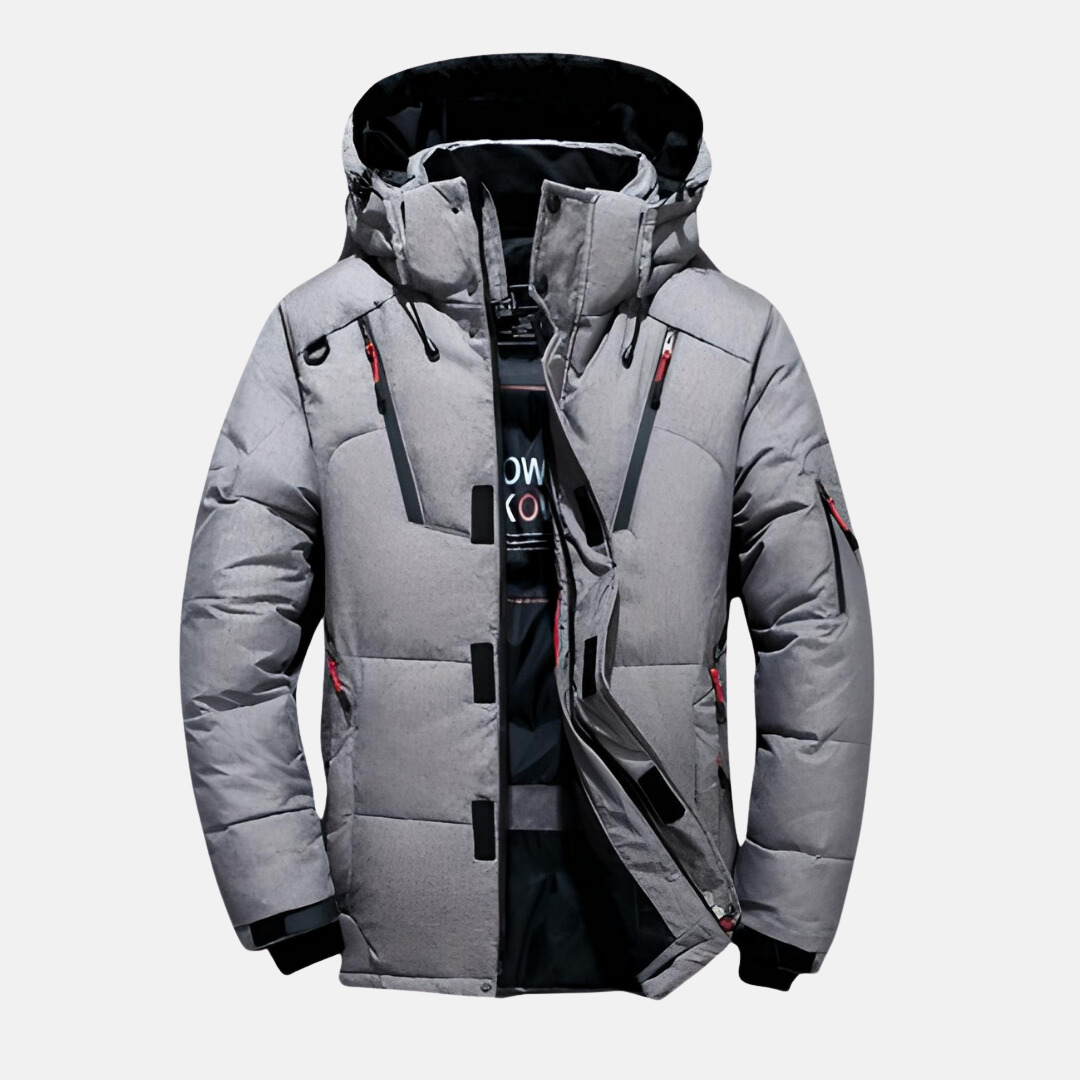 Variant image for Herr Vinterjacka Vattenavvisande och Vindtät Polyester med Utmärkt Isolering-29