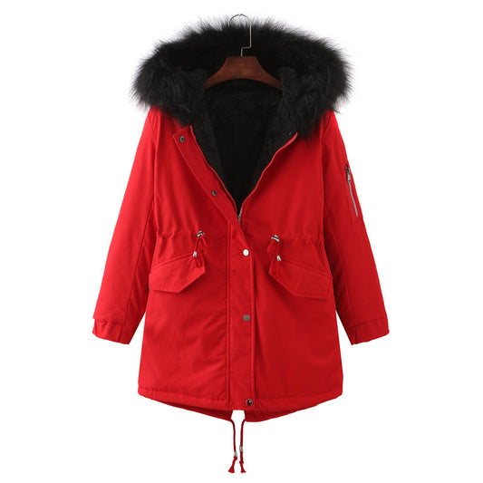 Dam Vinterjacka LÄng Fleecefodrad Polyester-1