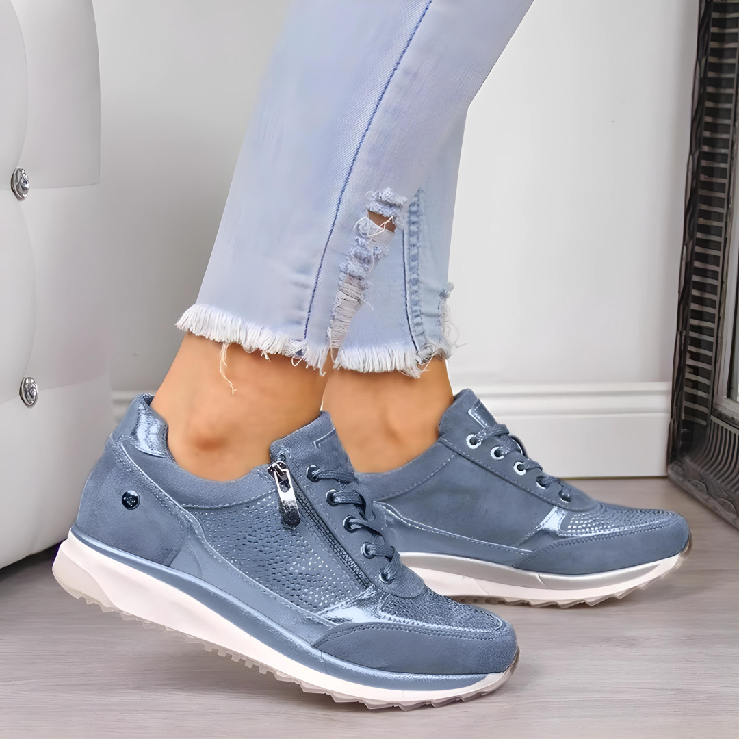 Dam Sneakers Sportig Design Lätt och Bekväm Högkvalitativa Material-4