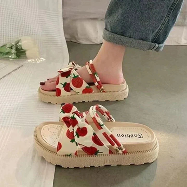 Kvinnors Sandaler Elegant Design Syntetisk Läder Mjuk Innersula 10