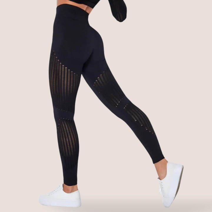 Kvinnors Leggings Anti-Cellulite Flexibelt Material 4