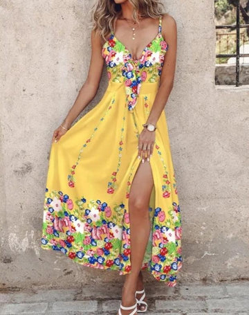 Dam Sommarklänning Chic Lätt Material för Midsommar och Bröllop-5