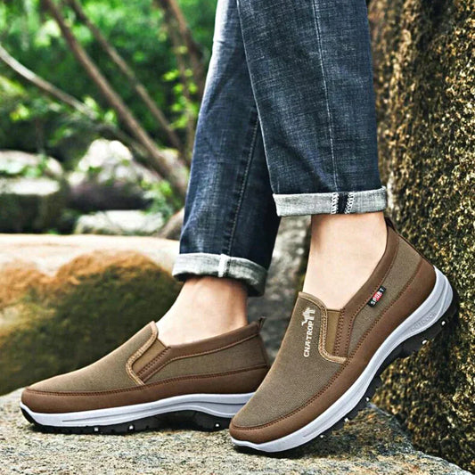 Herren Fritidssko Slip-On Andningsbar Syntetisk Design-1