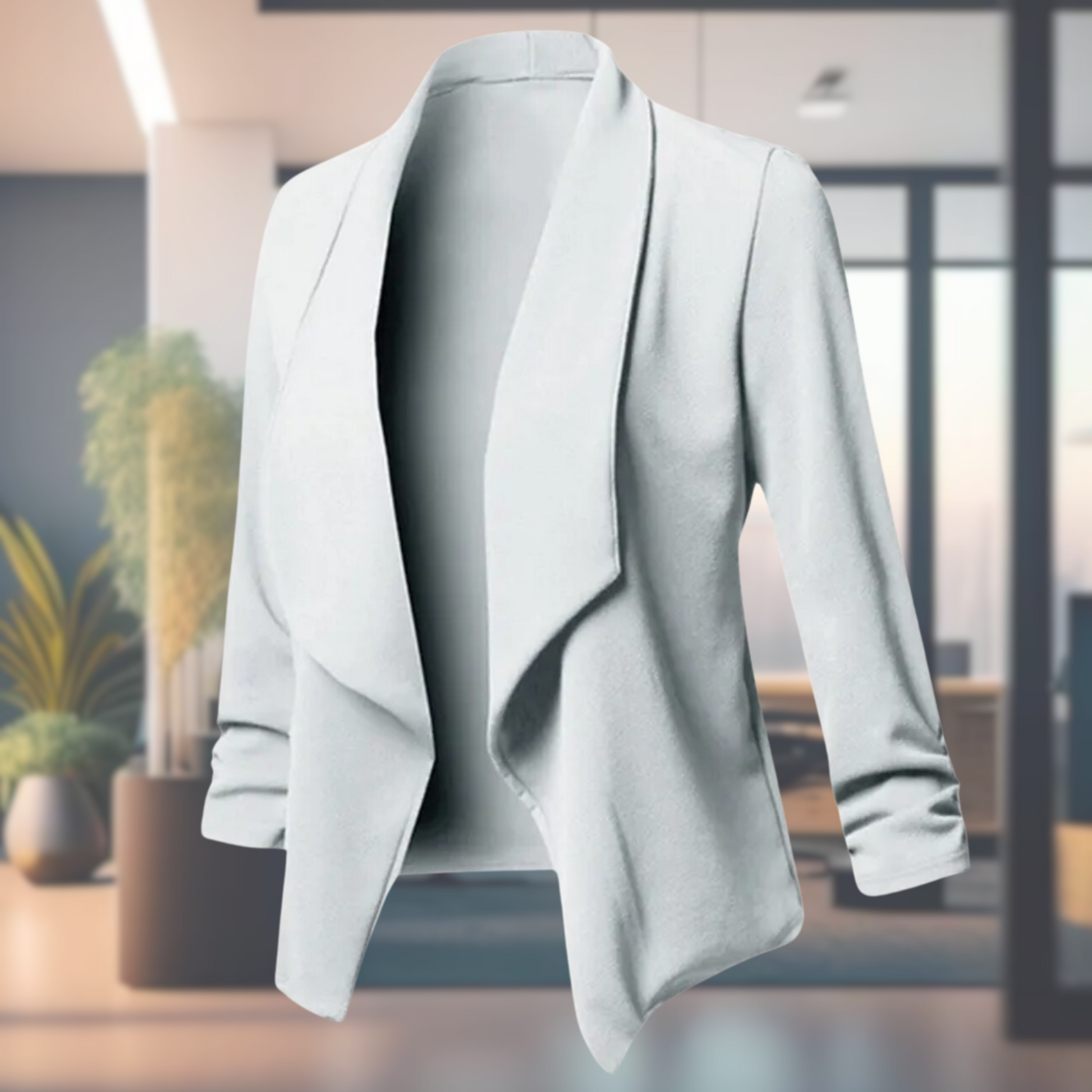 Variant image for Kvinna Blazer Tunn Snitt Polyester-41