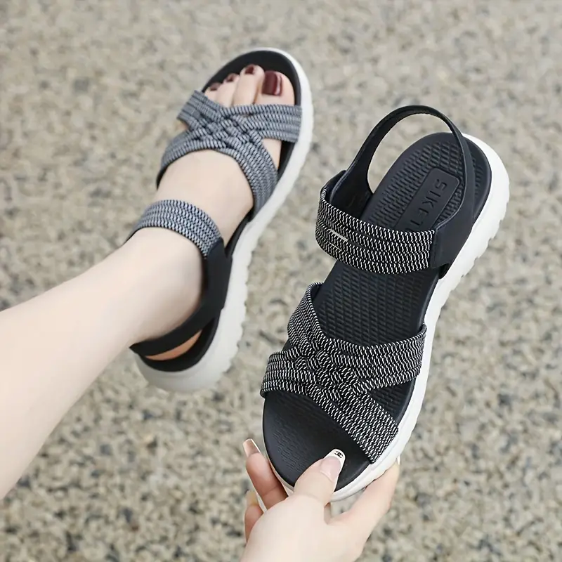 Bekväma Sandaler Dam med Gummisula – Lätta Flip Flops för Inomhus och Utomhusbruk, Perfekta för Sommar 3