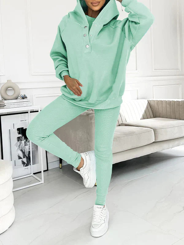 Svart Hoodie Dam - Modern Huvtröja i Mjuk Material för Komfort och Stil, Perfekt för Avslappnade Dagar 4