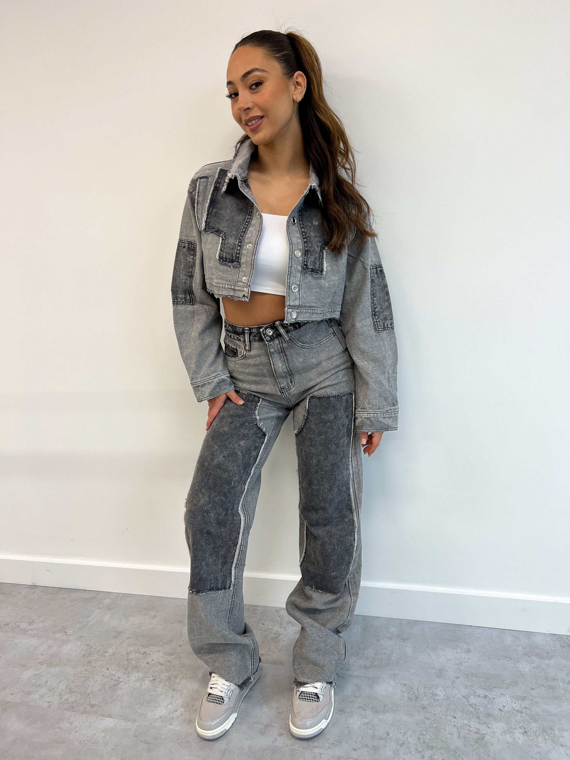 Kvinnors Snickarjeans Denim Snickard Design 3
