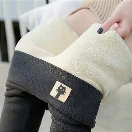 Dam Vinterleggings Fleecefodrad Elastan-2