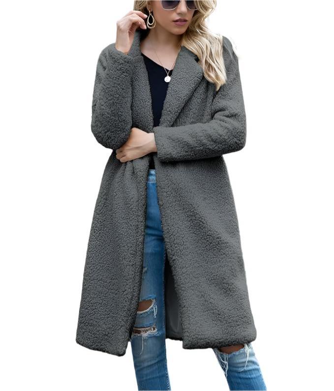 Variant image for Dam Kappa Oversize Teddy Fleece Vinterjacka-7