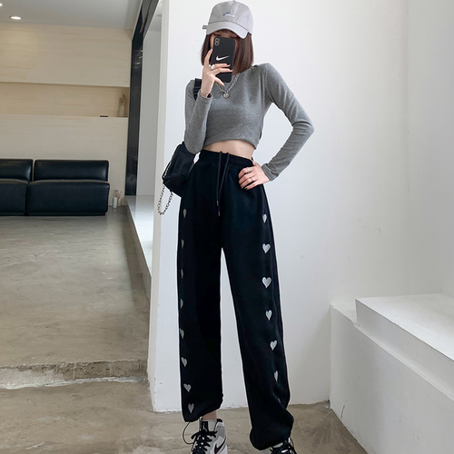 Kostymbyxor Dam Högskurna med Hjärtformat Mönster i Polyester och Spandex-1