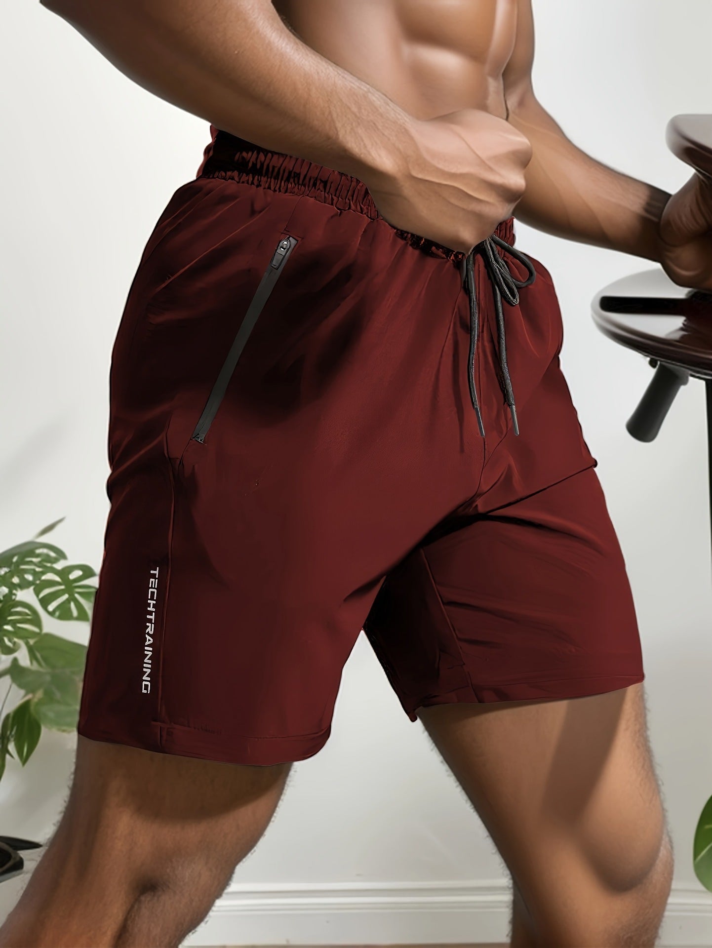 Variant image for Herr Sportshorts Snabbtorkande Andningsbara Polyester-25