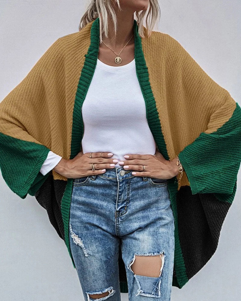 Svart Lång Kofta för Dam – Avslappnad Stickad Cardigan i 100% Akryl, Perfekt för Kalla Dagar 9