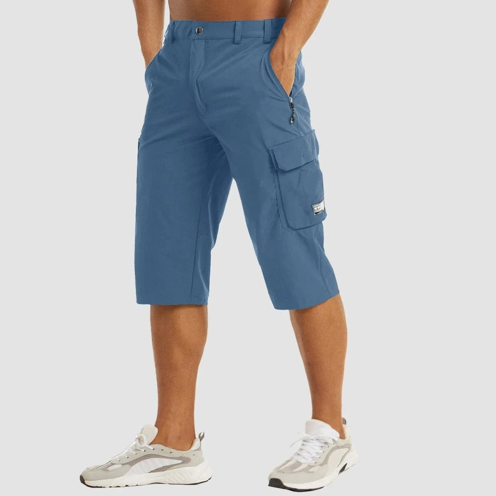 Dam Militärshorts Hög Midja Polyester-3