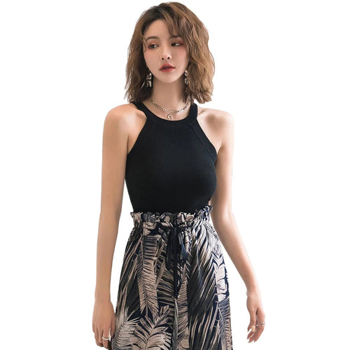 Dam Topp Ärmlös Modern Polyester-1