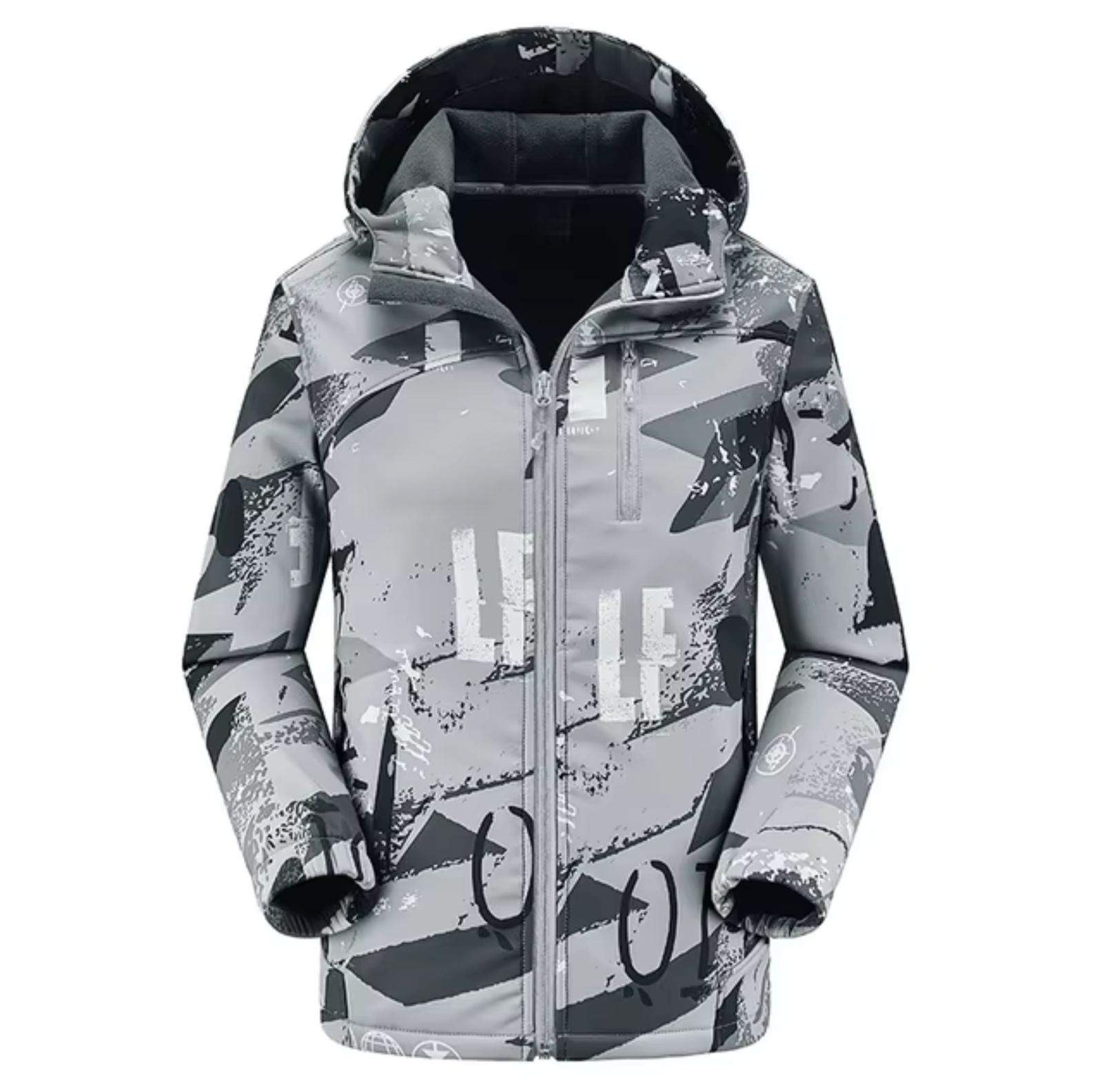Herr- och Dam Termisk Jacka Softshell med Huva-6