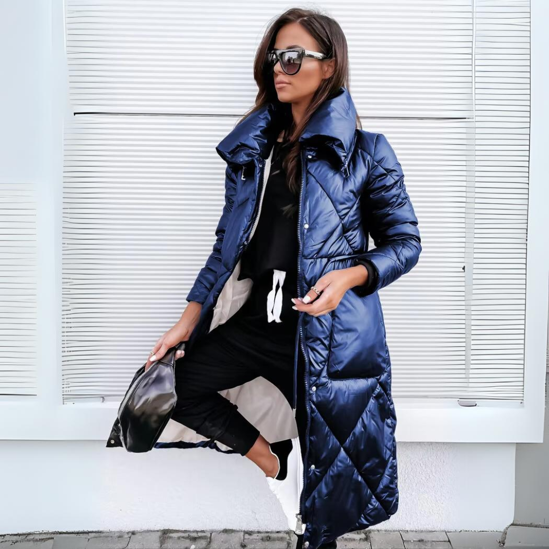 Variant image for Dam Parkas Längre Elegant Vattenavvisande Polyester-17