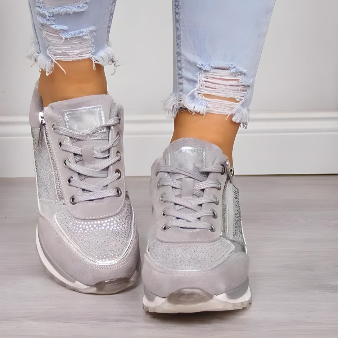 Dam Sneakers Sportig Design Lätt och Bekväm Högkvalitativa Material-3
